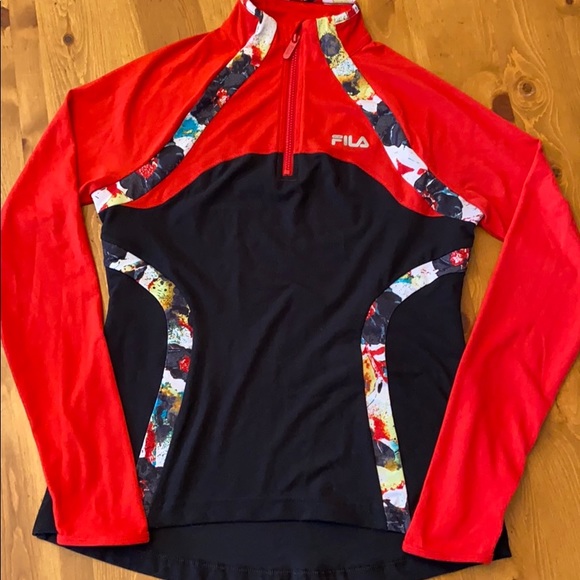 Fila Sport M Running Shirt Jacket 4 Zip 